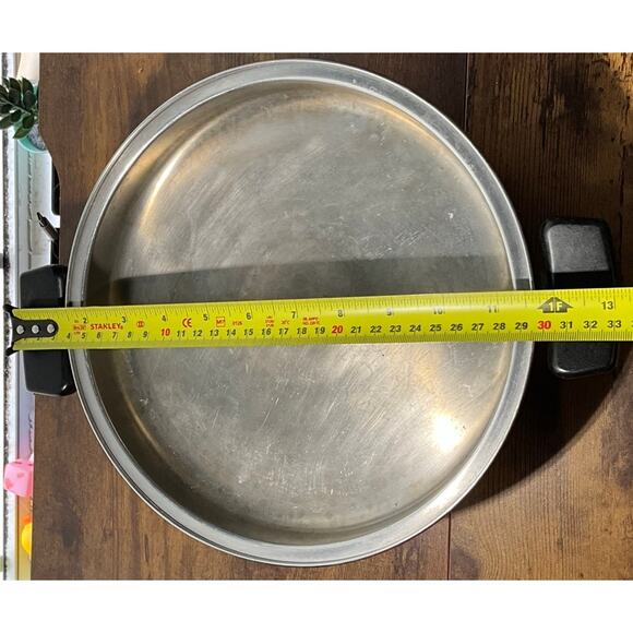 Vintage Revere Ware 1801 Stainless Steel Copper Core Stock Pot Dutch Oven - Picture 6 of 9